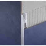 Profilpas tegelprofiel Proangle mat zilver a 270 cm, geanodiseerd aluminium