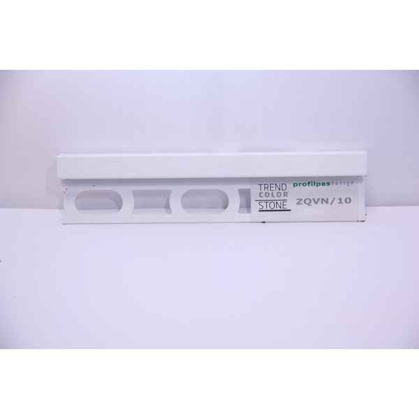 Profilpas tegelprofiel Proangle Q white a 270 cm, aluminium gecoat