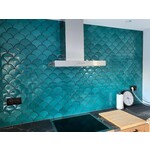 Squama Olive 12.7x6.2 schubtegel, afname per doos van 0,38 m²