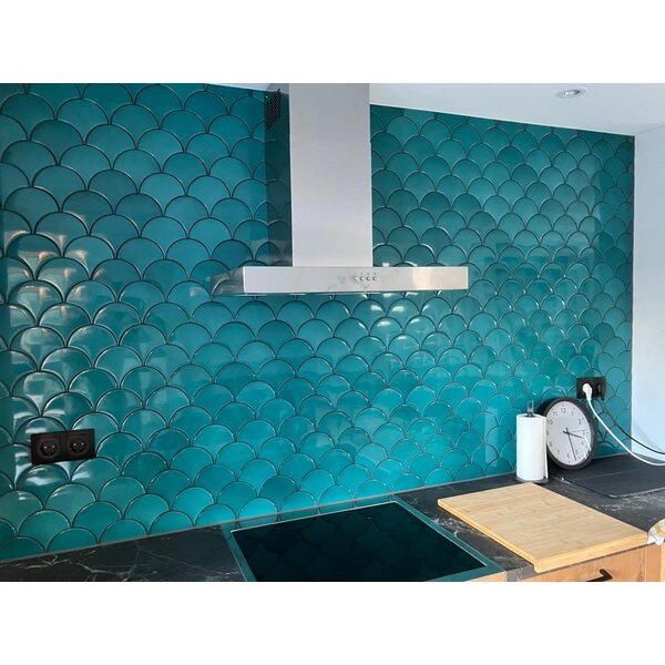 Squama Olive 12.7x6.2 schubtegel, afname per doos van 0,38 m²