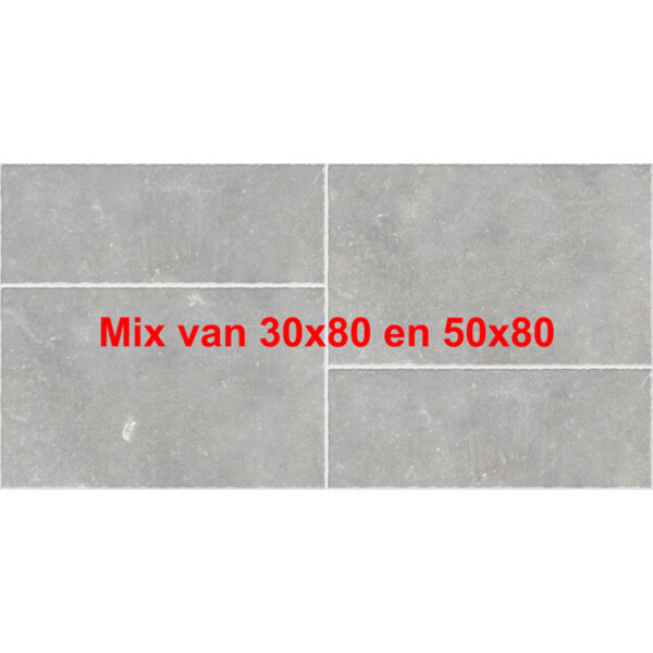 Carriere du Kronos mix Gent Lappato Module, afname per doos van 1,28 m²