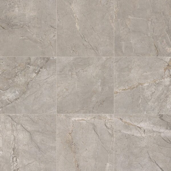 Keope Elements Lux Silver Grey 60x60 Silky, afname per doos van 1,08 m²