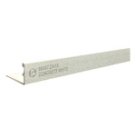 Profilpas tegelprofiel Proangle Concrete White a 270 cm, aluminium gecoat