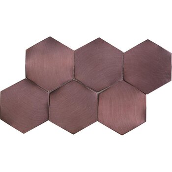 Dune ACTIE!! Materia Mosaics Icon Copper 188528 16,2x28 4mm Mat/glans