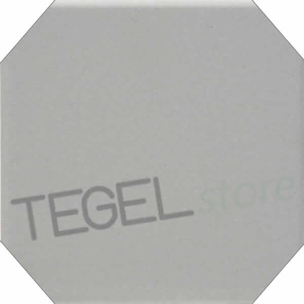 TopCer L4407 Light Grey/Blue Octagon 10x10 cm, afname per doos van 1 m²
