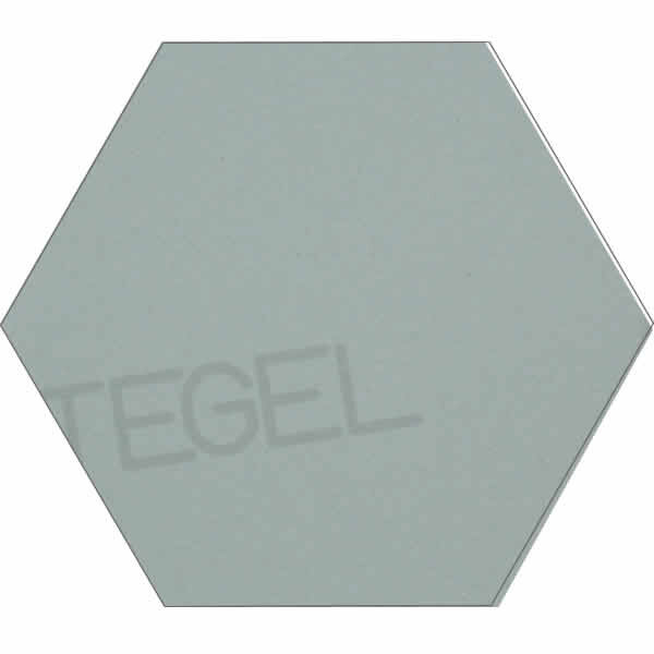 TopCer L4413 Turquoise Hexagon 10 cm, afname per doos van 0,92 m²