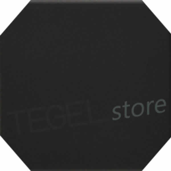 TopCer L4414 Black Octagon 10x10 cm, afname per doos van 1 m²