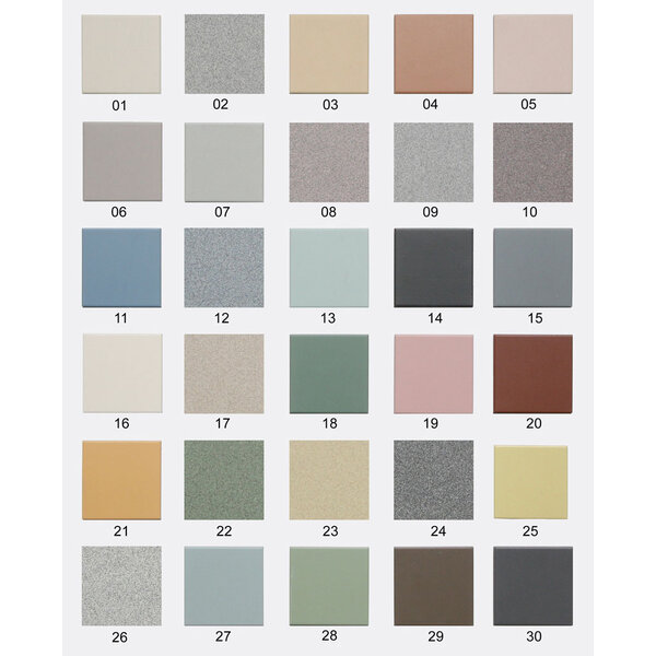 TopCer L4416 Octagone White 10x10 cm, afname per doos van 1 m²