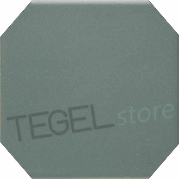 TopCer L4418 Dark Green Octagon 10x10 cm, afname per doos van 1 m²