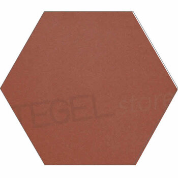 TopCer L4420 Brick Red Hexagon 10 cm a 0,92 m²