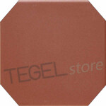 TopCer L4420 Brick Red Octagon 10x10 cm, afname per doos van 1 m²