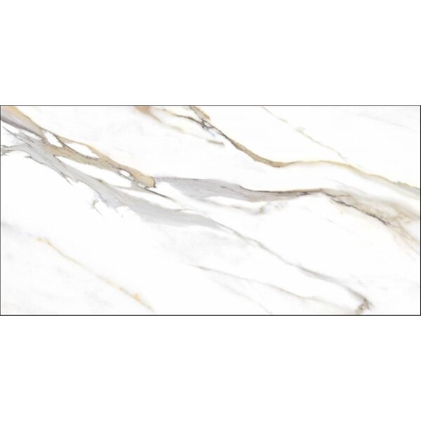 Grespania Calacata Gold 59X119 gepolijst, afname per doos van 1,4 m²