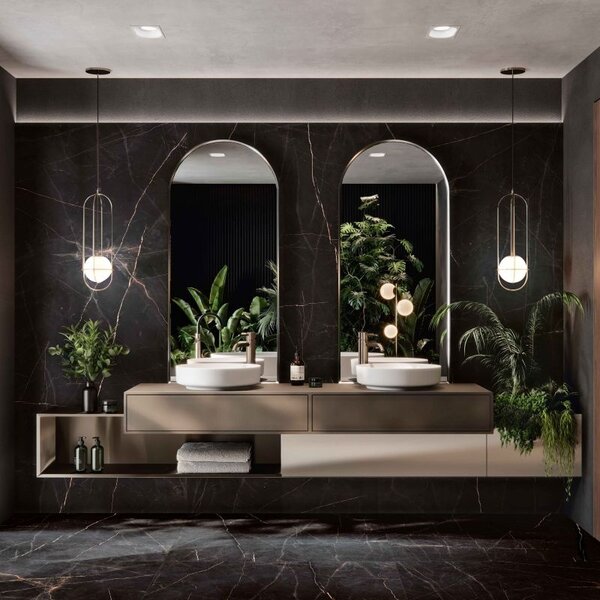 Devres Ariana Nobile Port Noir 60x120 R10, afname per doos van 1.44 m²