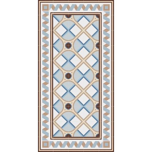 Vives 1900 Montaner azul 20x20, afname per doos van 1 m²