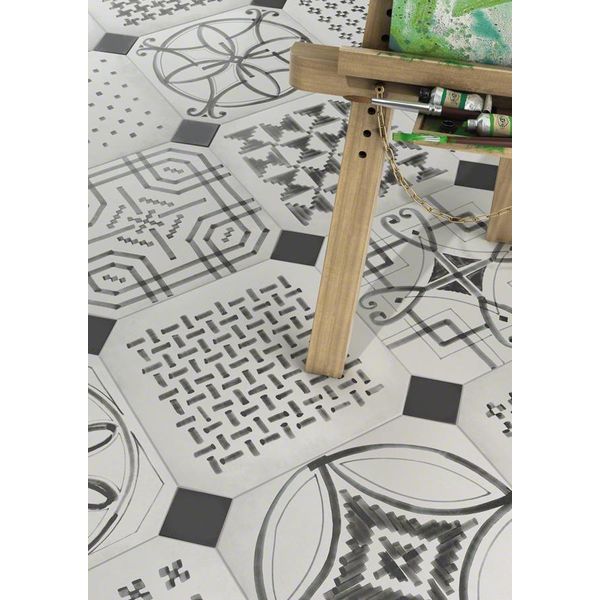 Vives Vodevil Variette Sombra 20x20, afname per doos van 1 m²