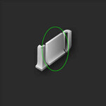 Winckelmans Accessoires 10x10 cm, #11 holplint, vlak, all colours (All Colours), afname per doos van 4 m¹