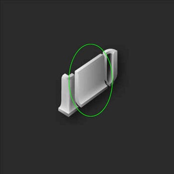 Winckelmans Accessoires 10x10 cm, #11 holplint, vlak, all colours (All Colours) a 4 m¹