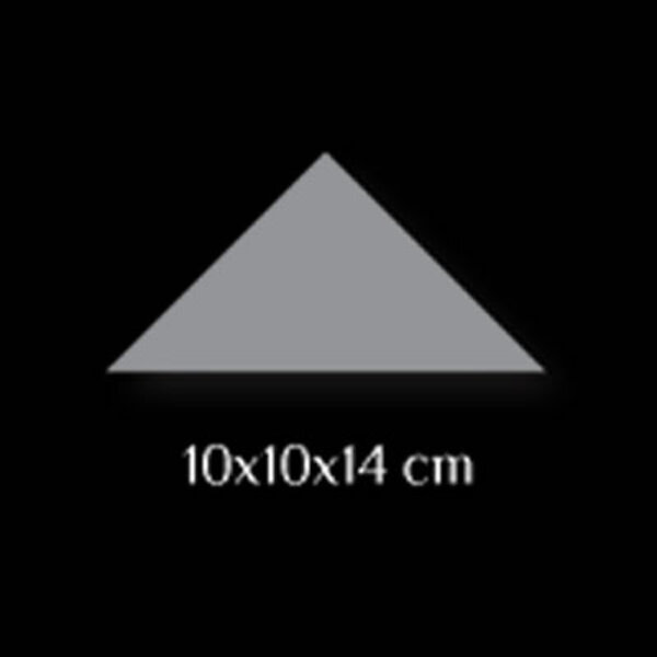Winckelmans Triangle 10x10x14 cm, vlak, rechthoekige driehoek, all colours (All Colours), afname per doos van 0,25 m²