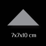 Winckelmans Triangle 7x7x10 cm, vlak, rechthoekige driehoek, all colours (All Colours), afname per doos van 0,123 m²