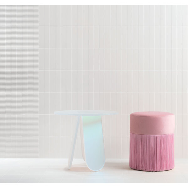 41ZERO42 Biscuit Plain Bianco 5x20, afname per doos van 0,46 m²