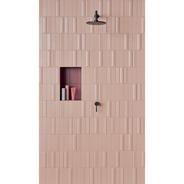 41ZERO42 Biscuit Plain Bordeaux 5x20, afname per doos van 0,46 m²