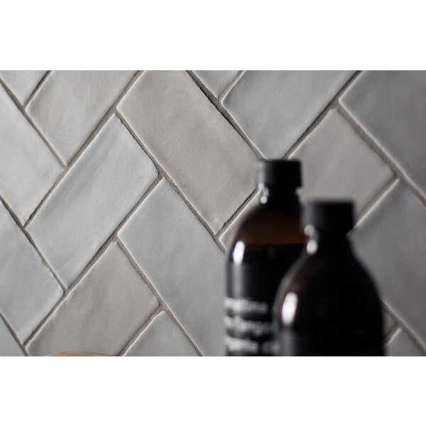 41ZERO42 Hops Lux Matte Grigio 7,5x15, afname per doos van 0,405 m²