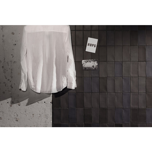 41ZERO42 Hops Lux Matte Nero 7,5x15, afname per doos van 0,405 m²