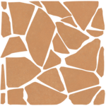 41ZERO42 Nok Terra Crock Mosaic 40x40, afname per doos van 4 stuks