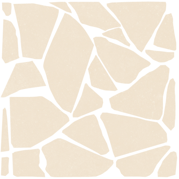 41ZERO42 Nok Ivory Crock Mosaic 40x40, afname per doos van 4 stuks