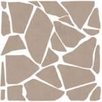 41ZERO42 Nok Taupe Crock Mosaic 40x40, afname per doos van 4 stuks