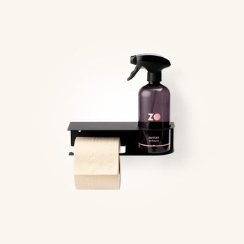 Zo toiletrolhouder links voor je sprayer