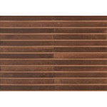 Marazzi Lume 6x24 MP9K Caramel 3D Rake, afname per doos van 0,72 m²