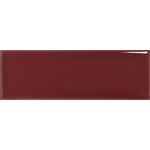 Quintessenza Färgblock Borgogna Lucido 5x15, afname per doos van 0,6 m²