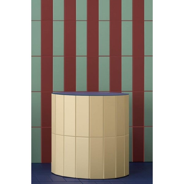 Quintessenza Färgblock Borgogna Matt 5x15, afname per doos van 0,6 m²