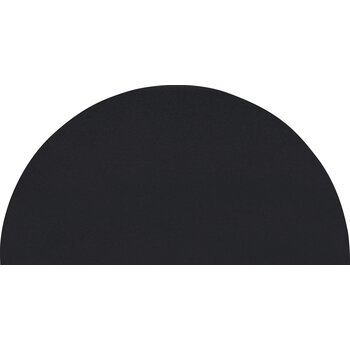 Quintessenza Färgblock Decoro Cirkel-In Nero Matt 6,5x13,5 set van 12