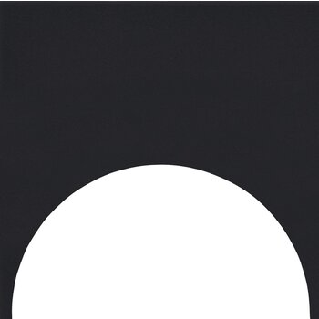 Quintessenza Färgblock Decoro Cirkel-Out Nero Matt 15x15 set van 12