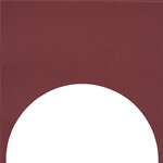 Quintessenza Färgblock Decoro Cirkel-Out Borgogna Matt 15x15 set van 12