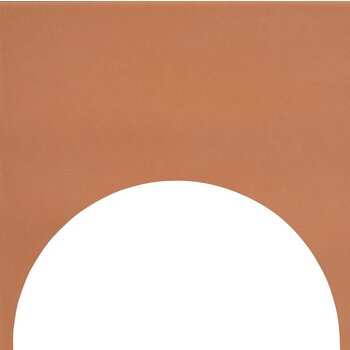 Quintessenza Färgblock Decoro Cirkel-Out Arancio Matt 15x15 set van 12