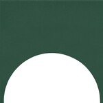 Quintessenza Färgblock Decoro Cirkel-Out Smeraldo Matt 15x15 set van 12