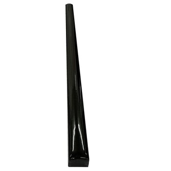 HoC sierstrip zwart glans, potloodstrip