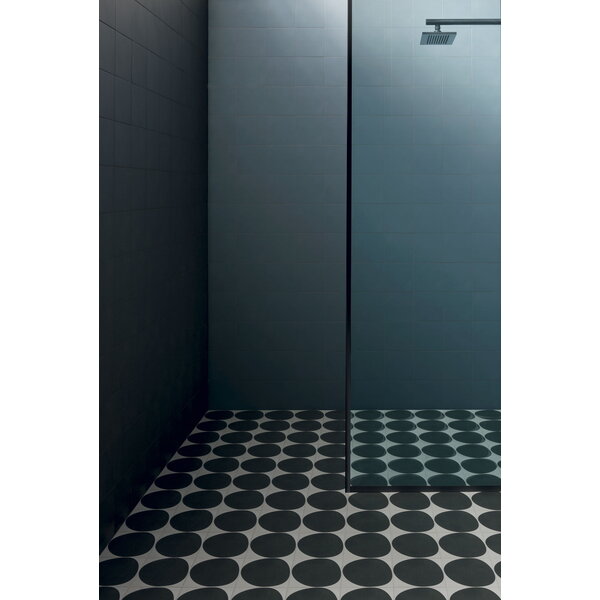 41ZERO42 Futura Drop Black mat 15x15, afname per doos van 0,5 m²