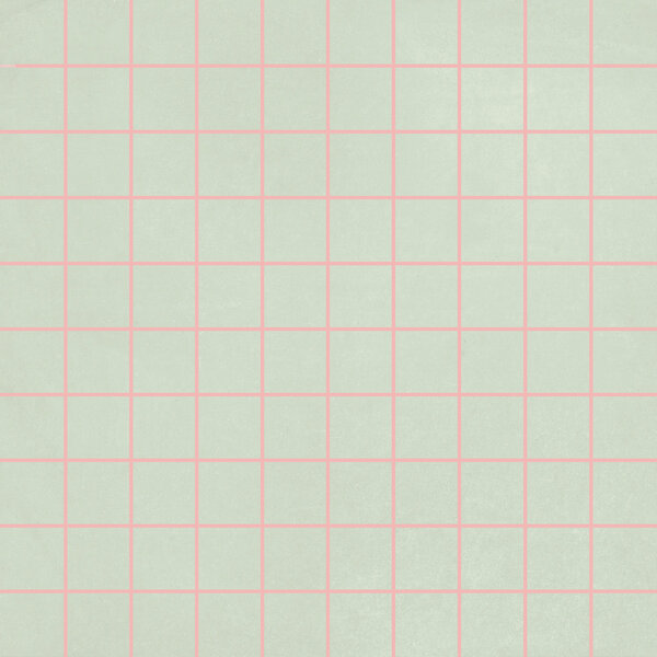 41ZERO42 Futura Grid Rose mat 15x15, afname per doos van 0,5 m²