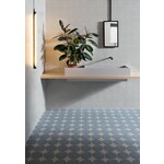 41ZERO42 Futura Blue Drop mat 15x15, afname per doos van 0,5 m²