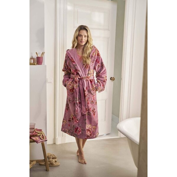 Pip Studio Secret Garden badjas mauve
