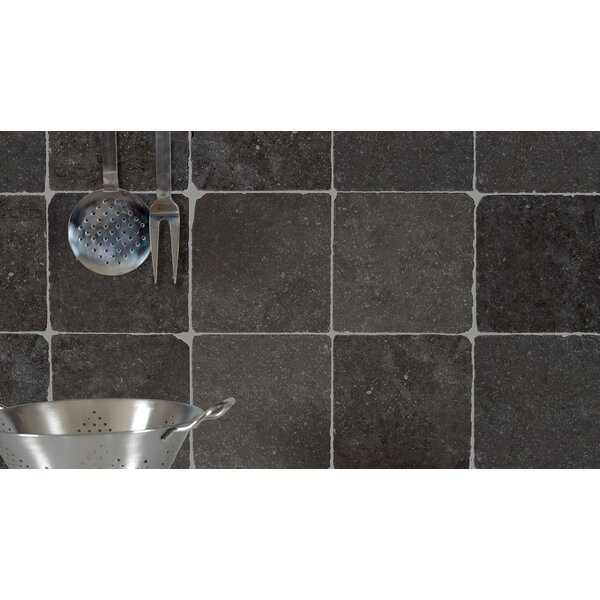 Sil Ceramiche Milestone Dark 20x20 getrommeld, afname per doos van 1,04 m²