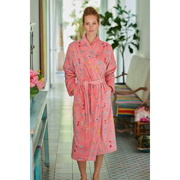 Pip Studio Les Fleurs badjas roze