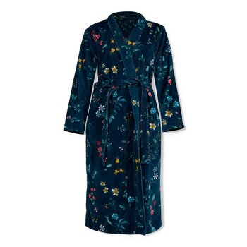 Pip Studio Les Fleurs badjas donkerblauw
