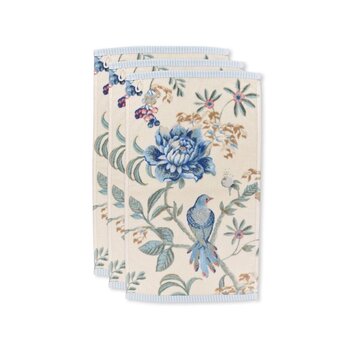 Pip Studio Secret Garden gastendoek 30x50 cm set van 3