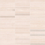41ZERO42 Italic Travertino mosaic naturale 30x30, afname per doos van 11 stuks