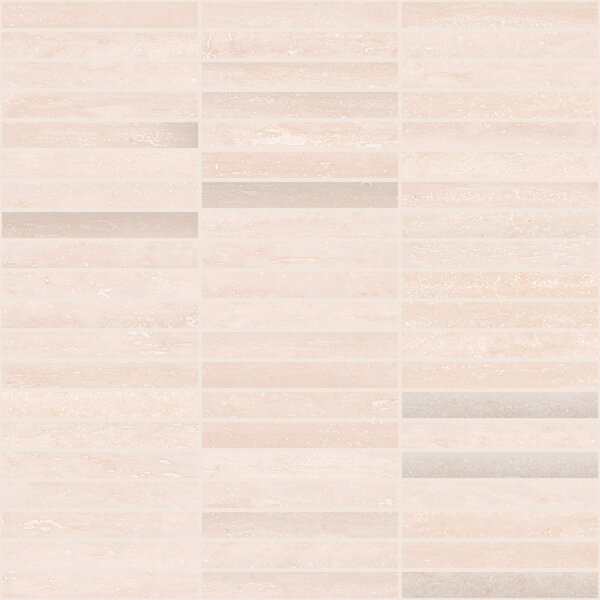 41ZERO42 Italic Travertino mosaic naturale 30x30, afname per doos van 11 stuks